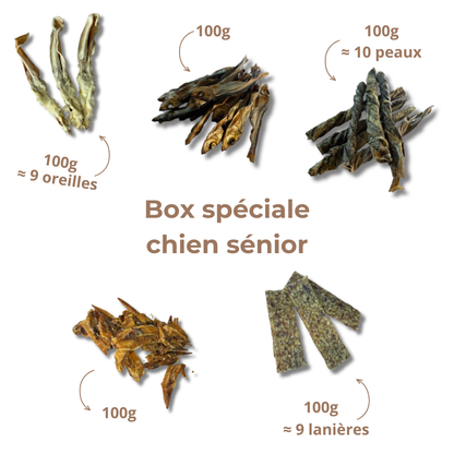 Box Mastications Senior - Pour les Chiens Agés